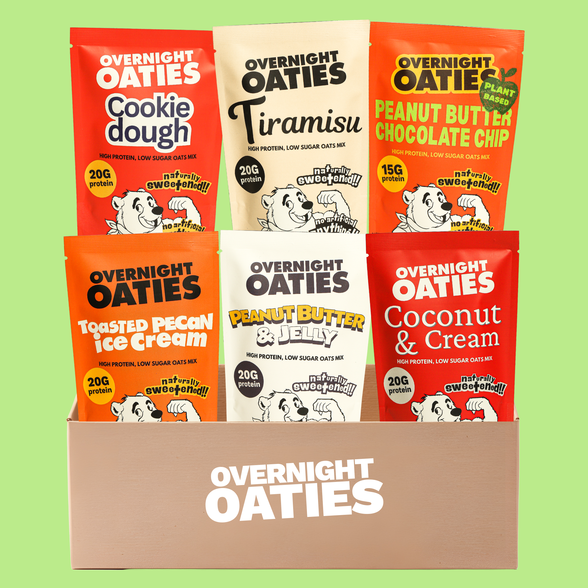Overnight Oats Variety Pack | All 6 Flavors | From ₱890